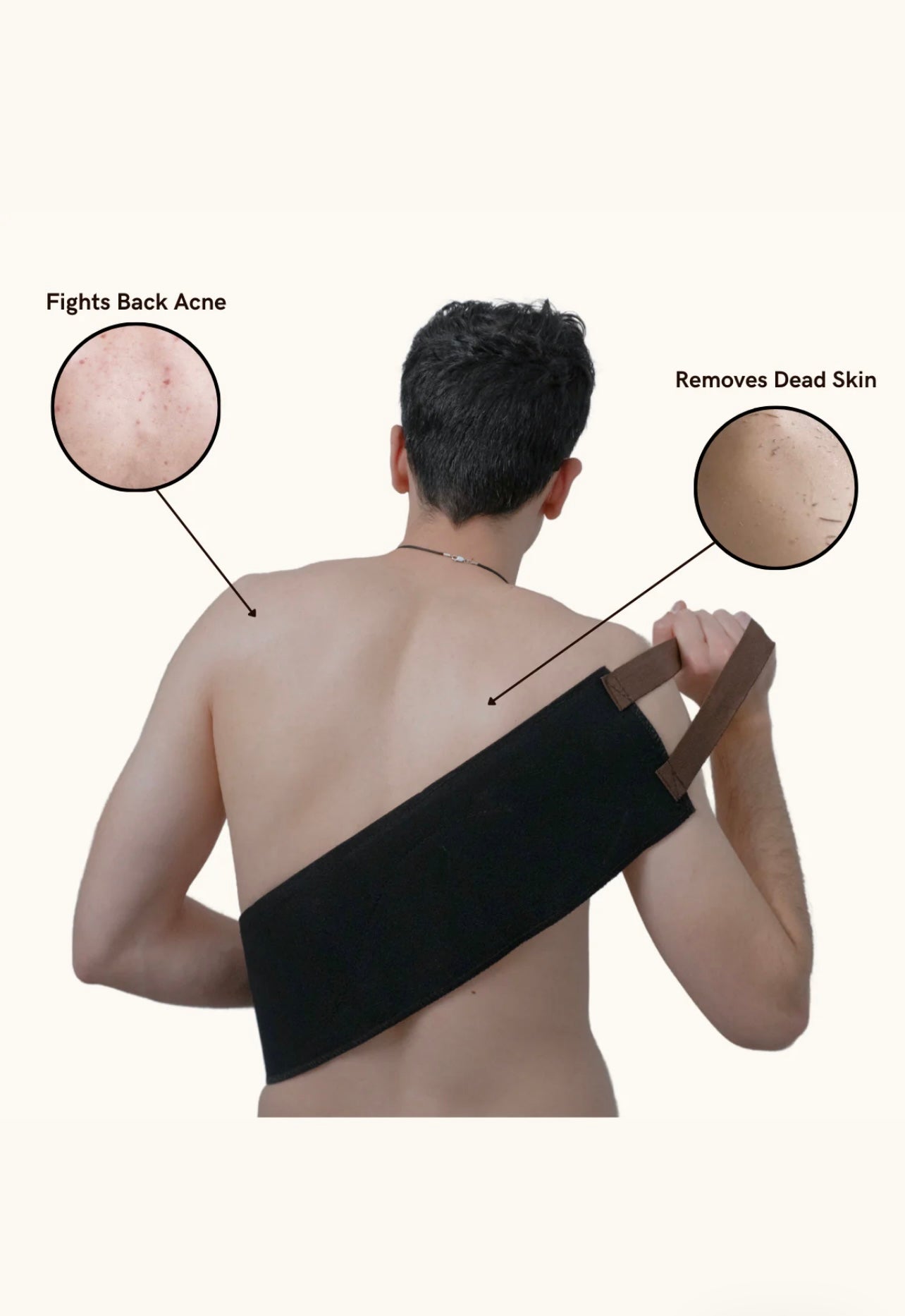 Keesa for Back | Back Scrubber to Remove Dead Skin | Durable Material