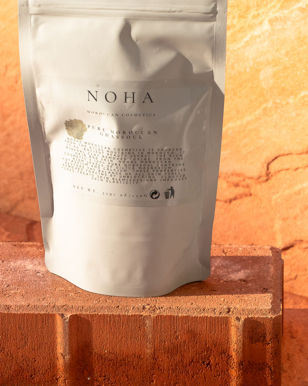 Moroccan Green Clay Powder Mask for Oily & Acne-Prone Skin