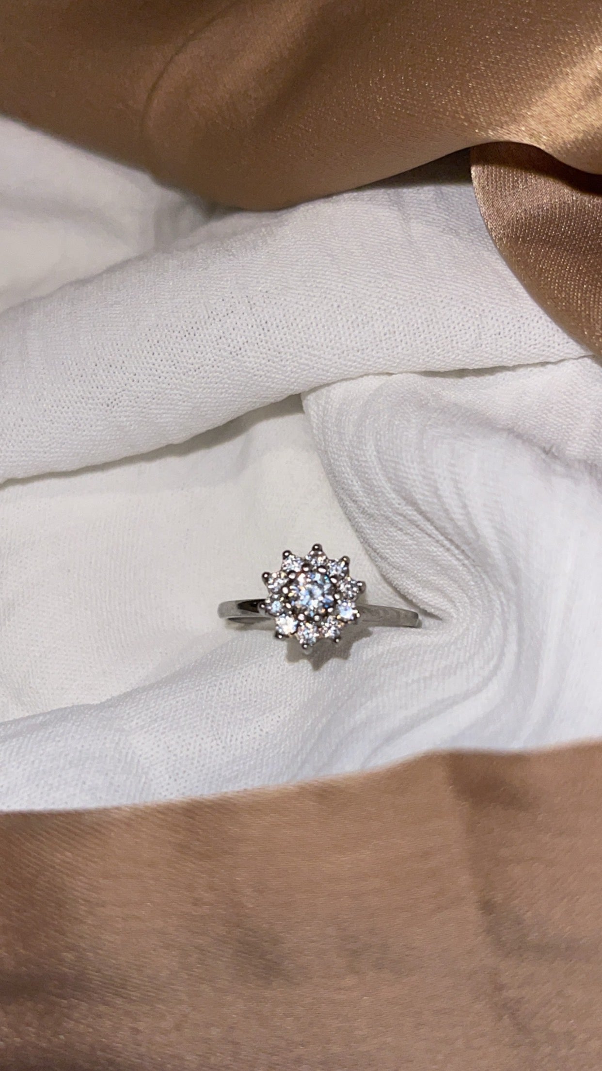Silver star Ring
