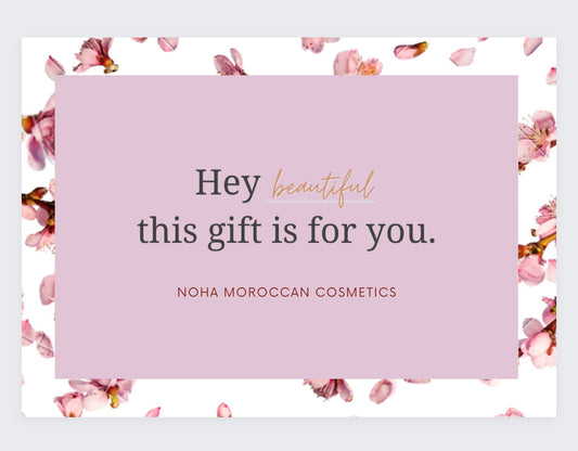 Noha Moroccan cosmetics gift card