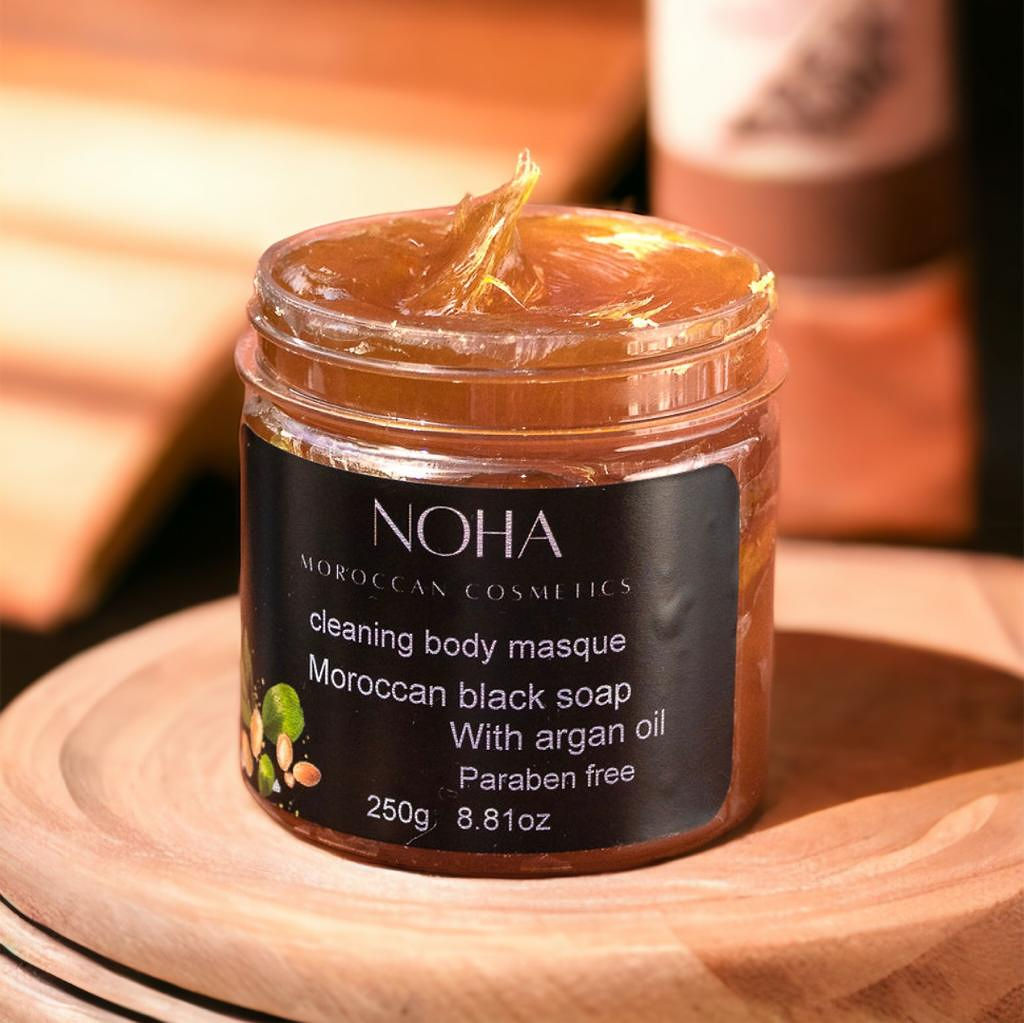 Authentic Moroccan Black Soap | infused with Argan Oil