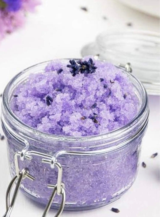 Lavender sea salt scrub