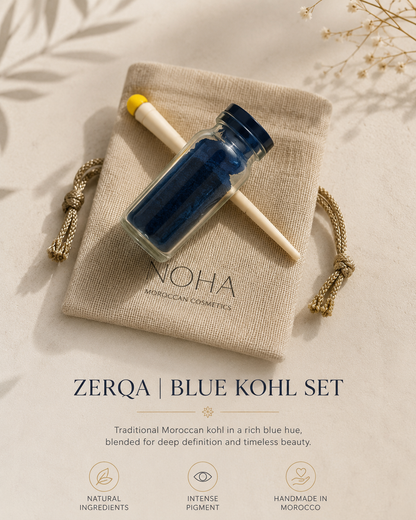 Zerqa kohl |Blue kohl set|natural eye liner