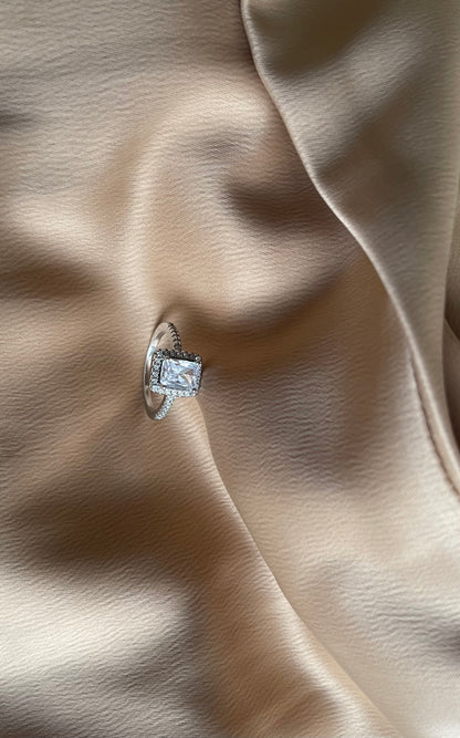 Silver Cluster Ring