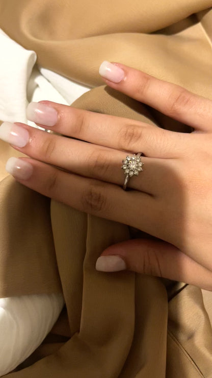 Silver star Ring