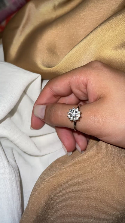 Silver star Ring